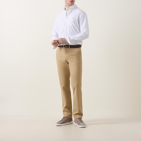 Classic Mid-Rise Straight Leg Chinos