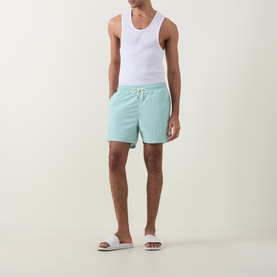 Shield Logo Drawstring Swim Shorts