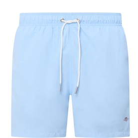 Shield Logo Drawstring Swim Shorts