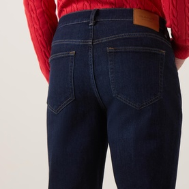 Mid-Rise Slim Leg Jeans