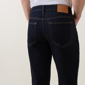 Clean Wash Straight Leg Denim Jeans