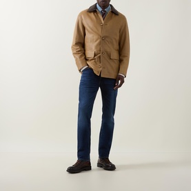 Mid-Rise Straight Leg Jeans
