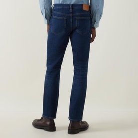 Mid-Rise Straight Leg Jeans