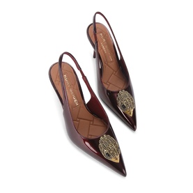 Large Eagle Slingback Heels