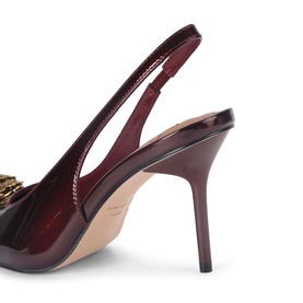 Large Eagle Slingback Heels
