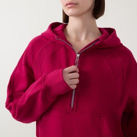 Scuba Oversized Half-Zip Hoodie