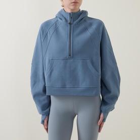 Scuba Oversized Half-Zip Hoodie