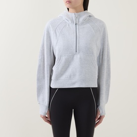 Scuba Oversized Half-Zip Hoodie
