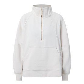 Scuba Oversized Half-Zip Long Sweatshirt