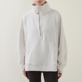 Scuba Oversized Half-Zip Long Sweatshirt
