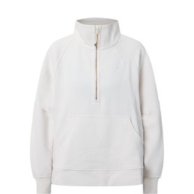 Scuba Oversized Half-Zip Long Sweatshirt