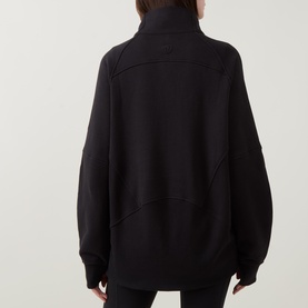 Scuba Oversized Half-Zip Hoodie