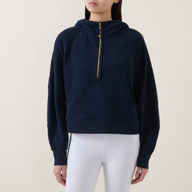 Scuba Oversized Half-Zip Hoodie
