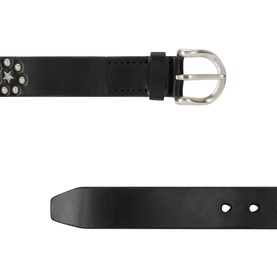Star Fall Studded Leather Belt