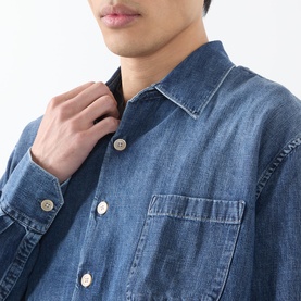 Above Oversized Denim Shirt