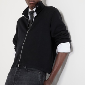 Shrunken Zip Sweatshirt