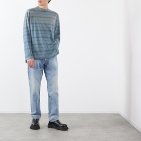 Box Striped Long-Sleeved T-Shirt
