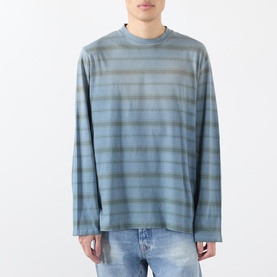 Box Striped Long-Sleeved T-Shirt