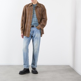 Box Striped Long-Sleeved T-Shirt