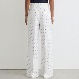 Beatrix Polka-Dot Wide Leg Trousers