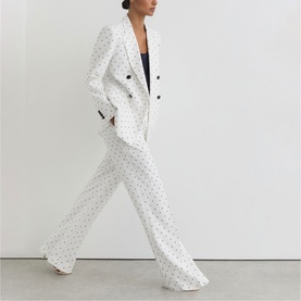 Beatrix Polka-Dot Wide Leg Trousers