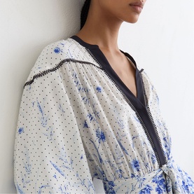 Anisa Floral Print Mini Dress