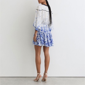 Anisa Floral Print Mini Dress