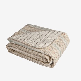 Rose Floral Quilt Cream