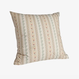 Rose Floral Large Cushion Cream