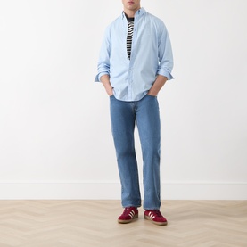 Solid Oxford Casual Shirt