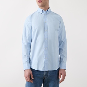 Solid Oxford Casual Shirt