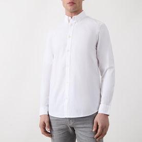 Solid Oxford Casual Shirt
