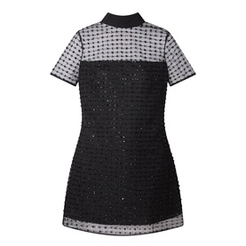 Ilana Embellished Tulle Mini Dress