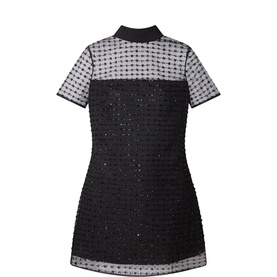 Ilana Embellished Tulle Mini Dress