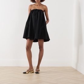 Sofia Taffeta Mini Puff Dress