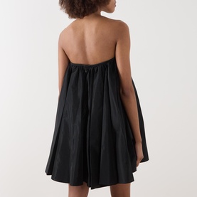 Sofia Taffeta Mini Puff Dress