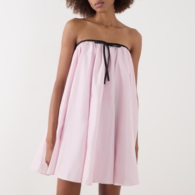 Sofia Taffeta Mini Puff Dress
