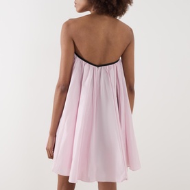 Sofia Taffeta Mini Puff Dress