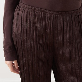 Nami Pliss&eacute; Straight Leg Trousers
