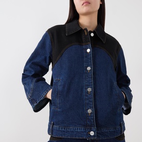 Bayson Two-Tone Denim Jacket