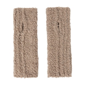Boucl&eacute; Knit Mittens