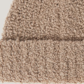 Boucl&eacute; Knit Beanie Hat