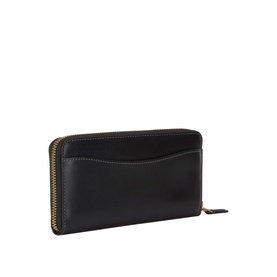 Accordion Slim Zip Around Wallet