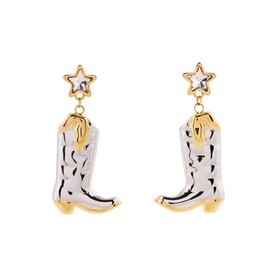 Dazzle Cowboy Boot Earrings
