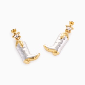 Dazzle Cowboy Boot Earrings