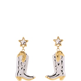 Dazzle Cowboy Boot Earrings