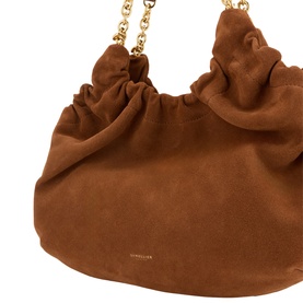 Miami Midi Suede Shoulder Bag