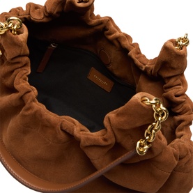Miami Midi Suede Shoulder Bag