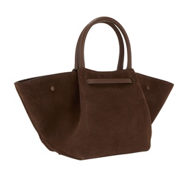 New York Midi Suede Tote Bag
