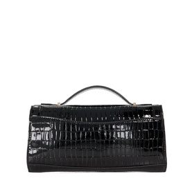 Edited Top Handle Snake-Effect Bag